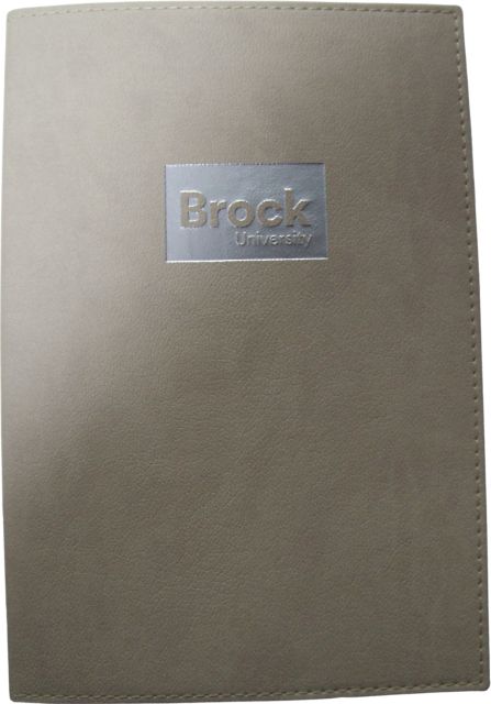 Brock University 2025-2026 Academic Year Planner Scholar Toscana English- Assorted Colors