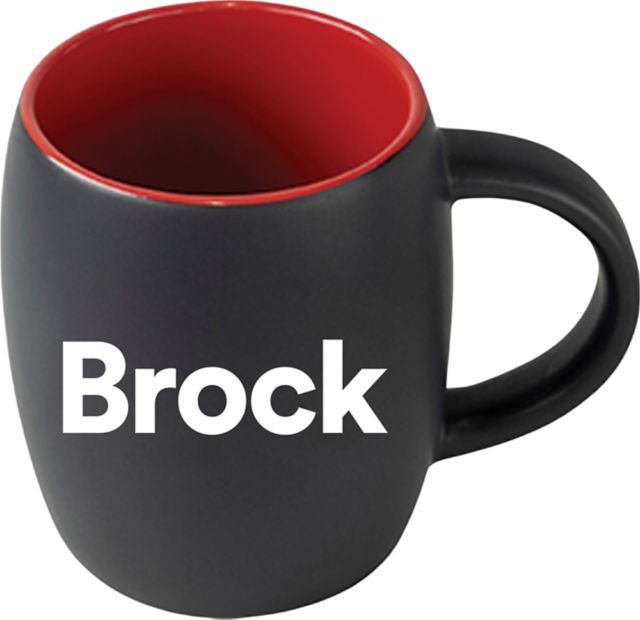 Brock University 14 oz. Two Tone Ceramic Mug