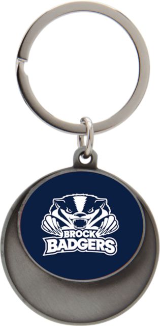Brock University Badgers Keychain