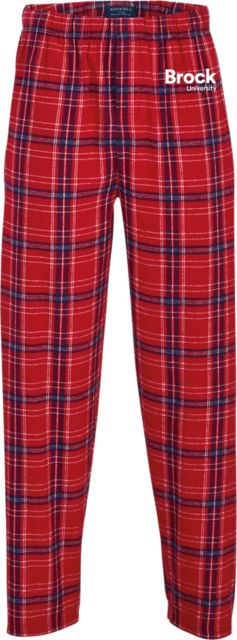 Brock University Flannel Pants