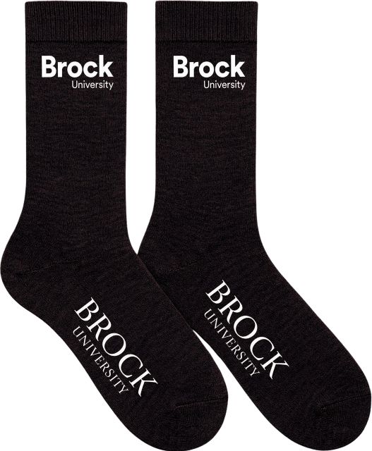 Brock University Dress Socks