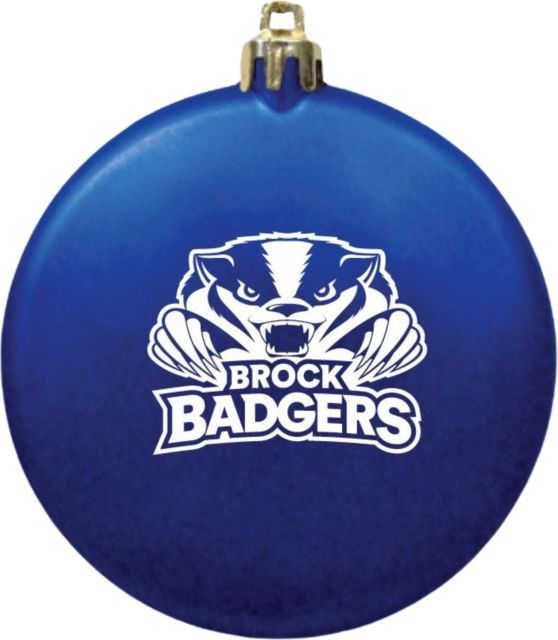 Brock University Badgers 3'' Ornament