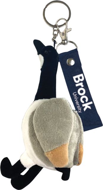 Brock University 4'' Plush Keychain