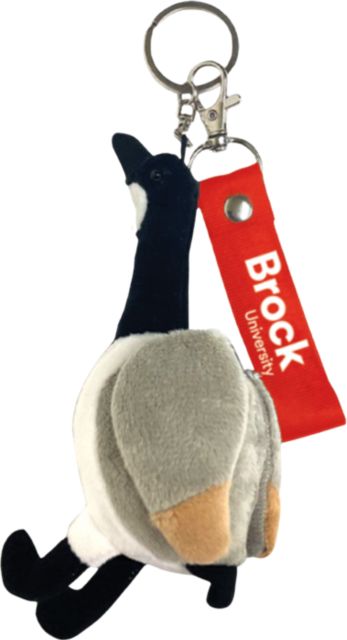 Brock University 4'' Plush Keychain
