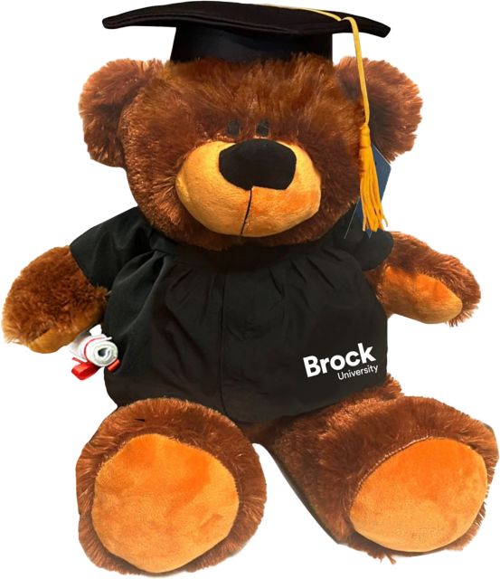 Brock University 12'' Grad Bear Plush