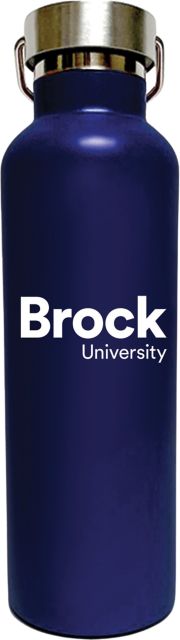 Brock University 24 oz. Stainless Steel Water Bottle