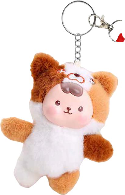 Brock University Plush Keychain with Lanyard