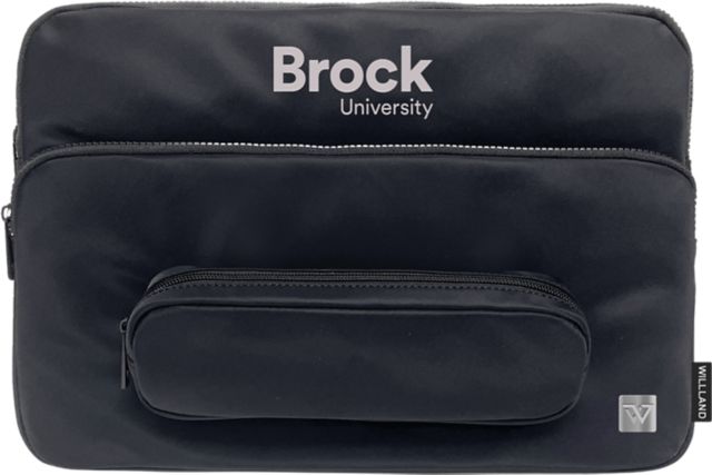 Brock University Recycled Sleeve with Pencil Case