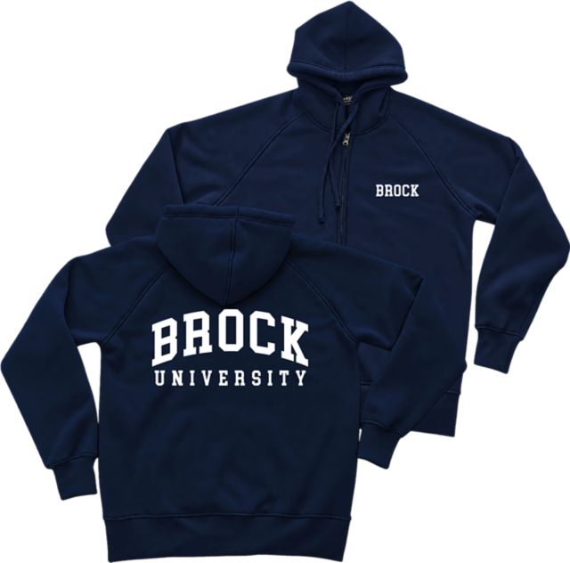 Brock University Full Zip Hooded Sweatshirt