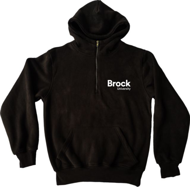 Brock University 1/4 Zip Hood