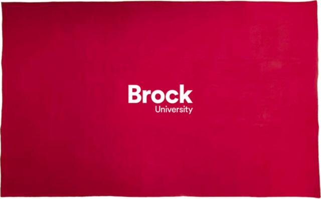 Brock University Sweatshirt Blanket