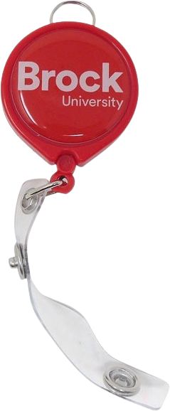 Brock University Reel Badge Holder