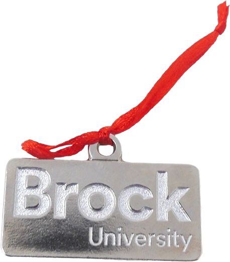 Brock University Cast Metal Ornament