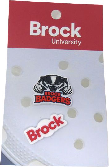 Brock University Badgers Clog Charms
