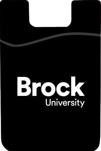 Brock University Silicone Phone Wallet