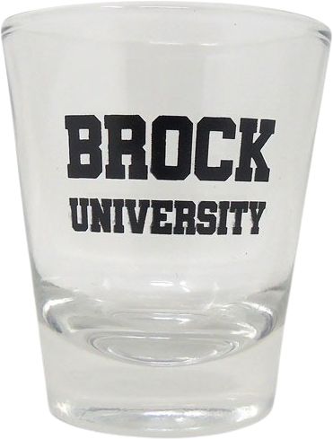 Brock University 1.75 oz Collector's Glass