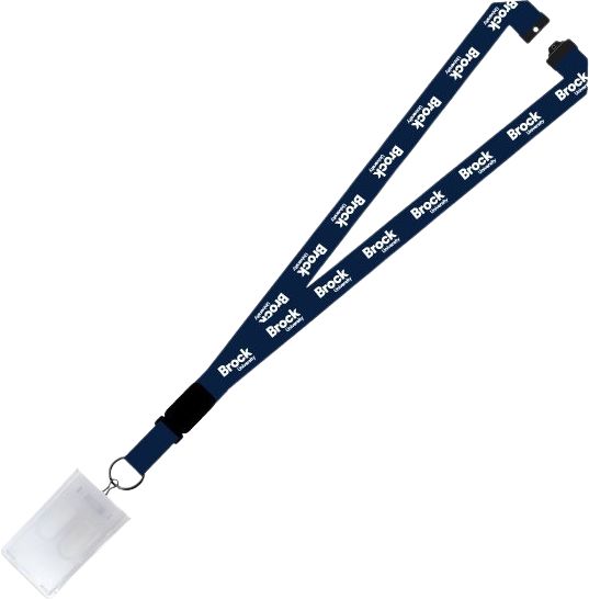 Brock University 3/4'' Tube Lanyard
