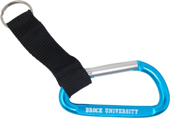 Brock University Carabiner with Strap