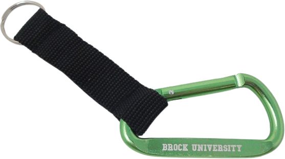 Brock University Carabiner with Strap