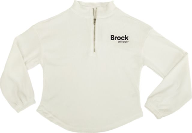 Brock University Women's Waffle 1/4 Zip