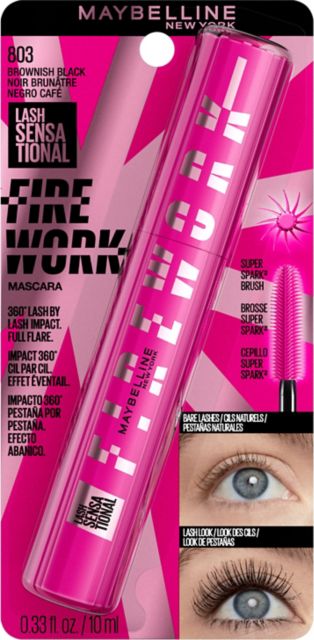 MAYBELLINE MASC FIREWORK WSH BRWN BLK