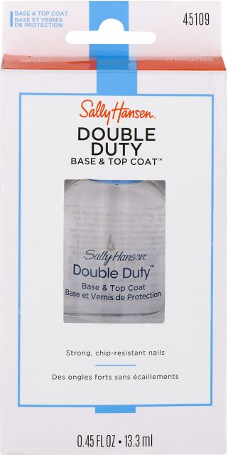 SALLY HANSON NAIL TRMT DBL DUTY BASE/TOP CT