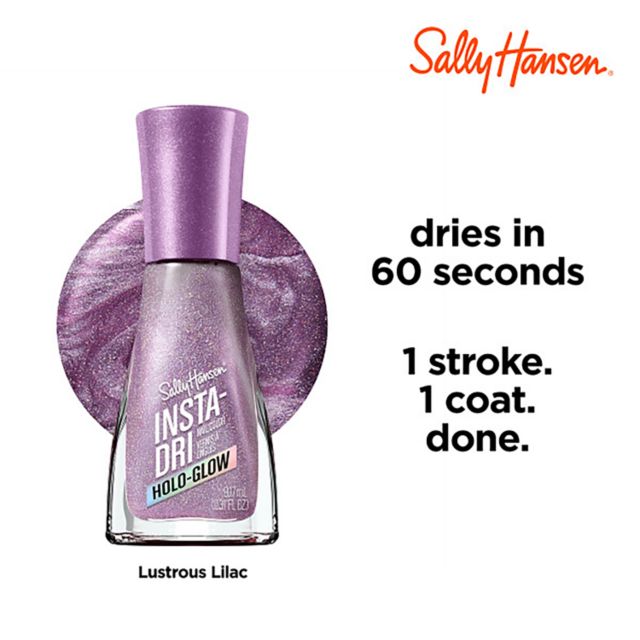 SALLY HANSON INSTA-DRI NAIL LUSTROUS LILAC