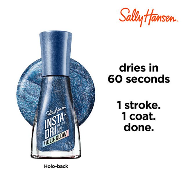 SALLY HANSON INSTA-DRI NAIL HOLO-BACK