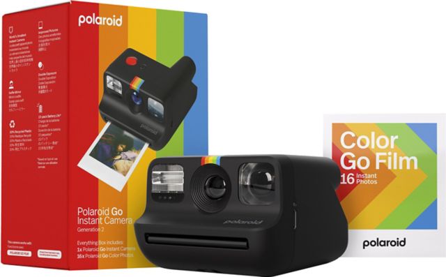 Polaroid Go Generation 2 Instant Camera Everything Box, Black