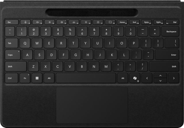 Surface Pro 10/11 Copilot Flex Keyboard (Type Cover) with Charging/Storage for Slim Pen (V2) - ONLINE ONLY