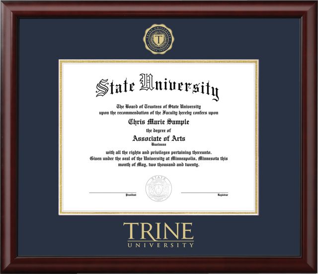 Trine University 8x10 Diploma Frame