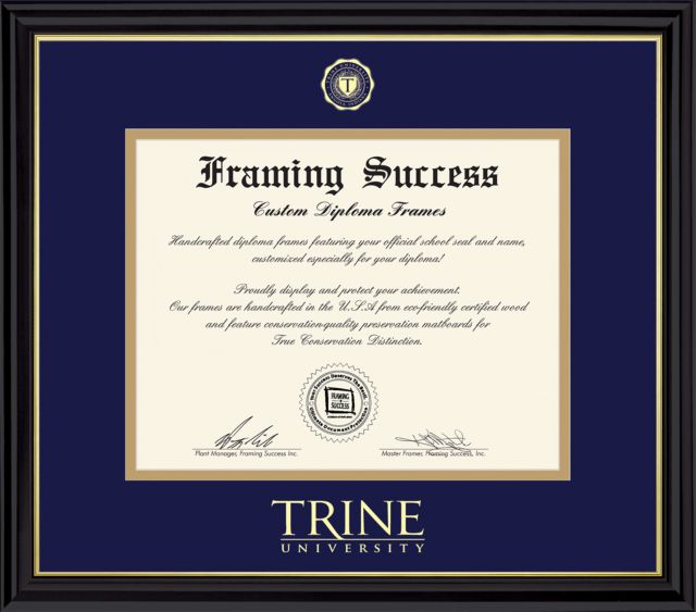 Trine University Diploma Frame - ONLINE ONLY