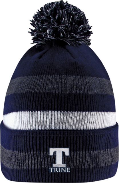 Trine University Knit Cuff Pom Hat