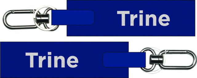 Trine University Never Lost Keychain