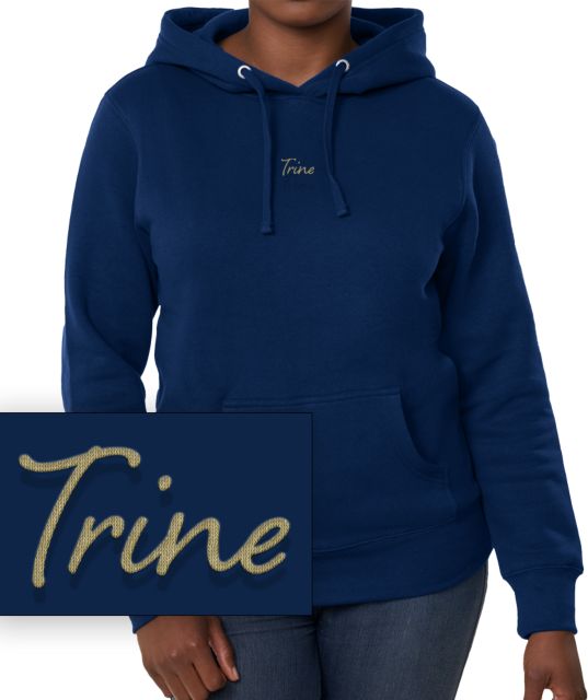 Trine University Chainstitch Women's Hooded Sweatshirt