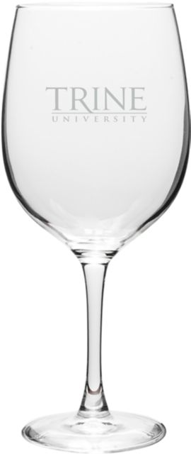 Trine University 19 oz. Wine Glass