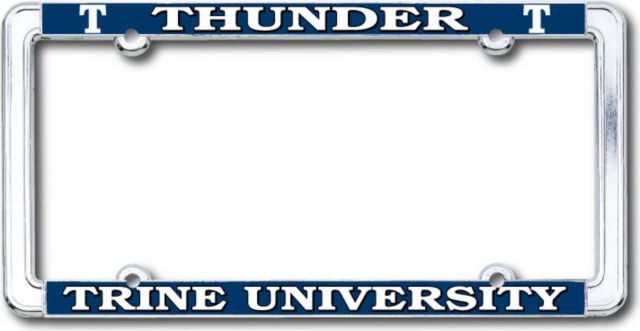 Trine University Thunder License Plate Frame