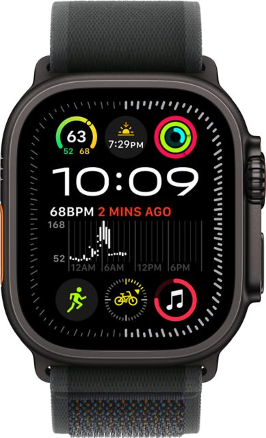 Apple Watch Ultra 2 GPS + Cellular 49mm Black Titanium Case with Black  Trail Loop - S/M: University of Northern Iowa