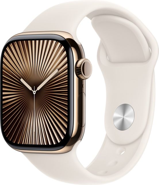 Apple Watch Series 10 GPS + Cellular 46mm Gold Titanium Case