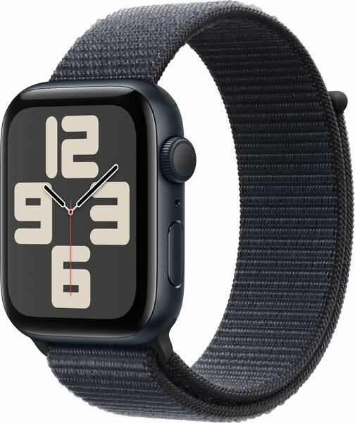 Apple Watch SE GPS 44mm Midnight Aluminum Case with Ink Sport Loop - ONLINE ONLY