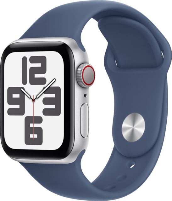 Apple Watch SE GPS + Cellular 44mm Silver Aluminum Case with