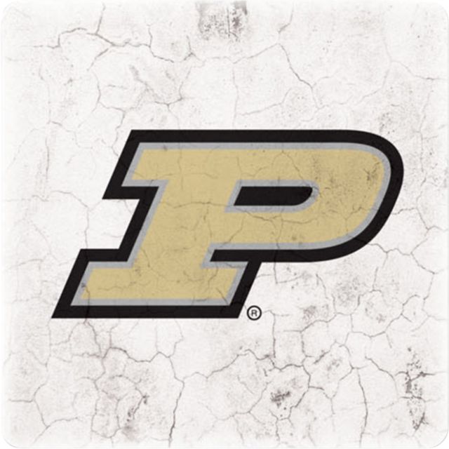 Purdue University 4'' x 4'' Coaster