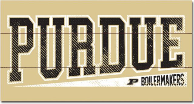 Purdue University 11x20 Wood Plank Sign - ONLINE ONLY