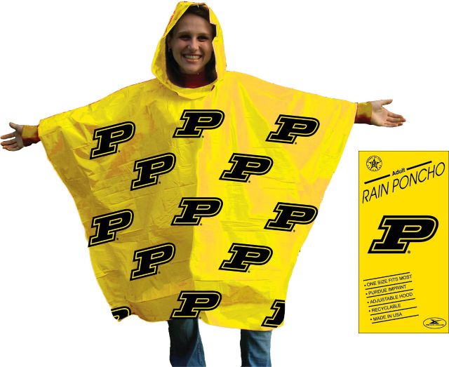 Purdue University Rain Poncho