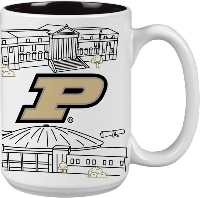 Purdue University 15 oz. Mug