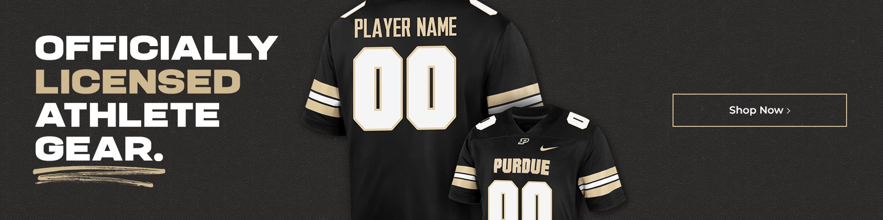 Officially licensed athlete gear.