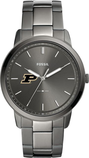 Fossil The Minimalist Three-Hand Smoke Stainless Steel Watch - ONLINE ONLY