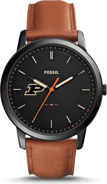 Fossil The Minimalist Slim Three-Hand Light Brown Leather Watch - ONLINE ONLY