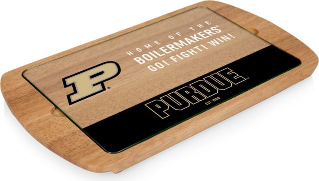 Purdue University Billboard Glass Top Serving Tray - ONLINE ONLY