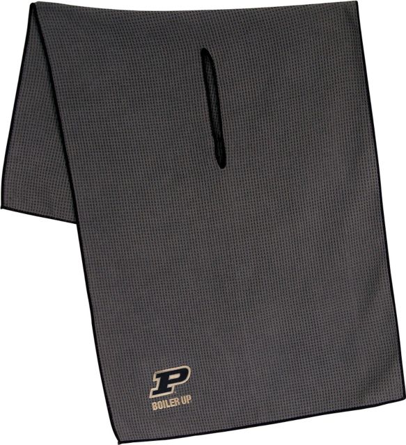 Purdue University 19''X41'' Grey Microfiber Towel - ONLINE ONLY